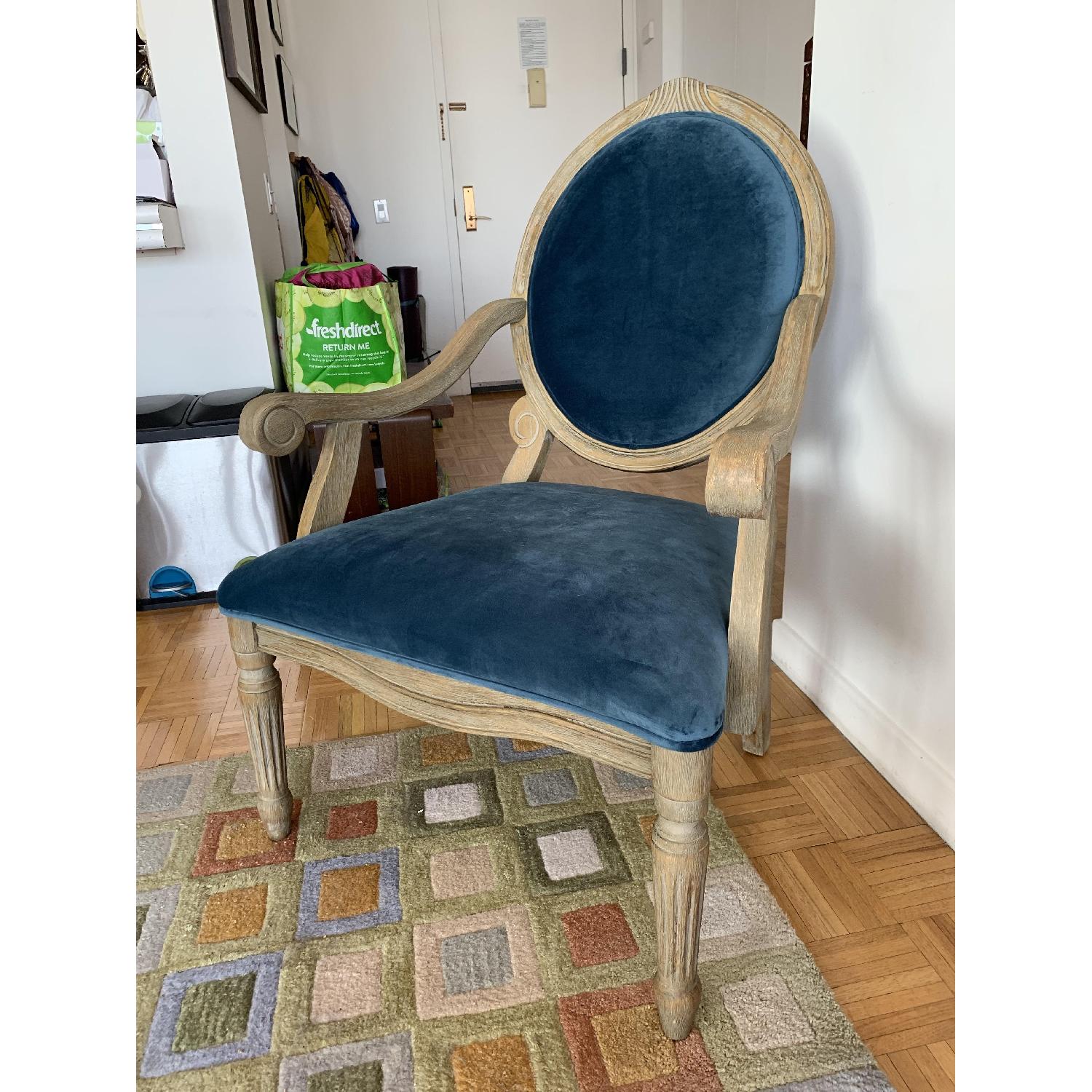 Madison Park Rory Fabric Oval Backed Accent Chair - image-3