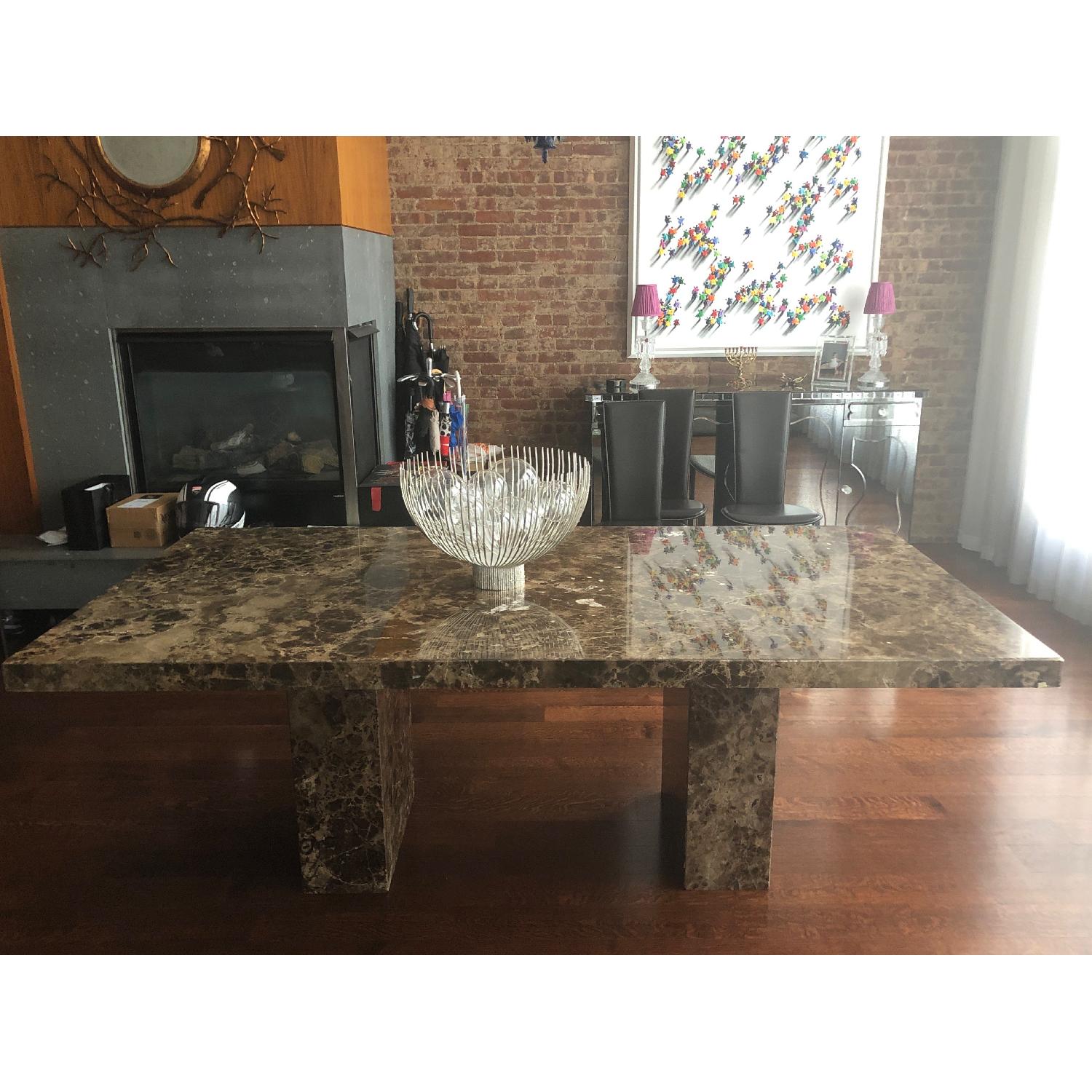 Maurice Villency Marble Dining Table - image-2