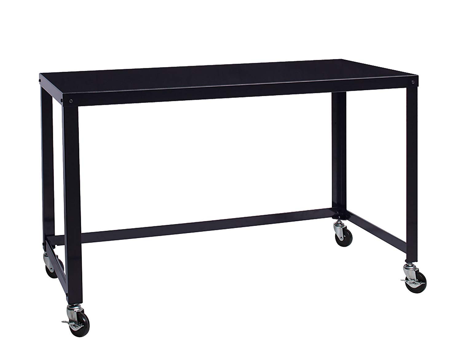 Office Dimensions 21647 Black RTA Mobile Metal Desk & Chair