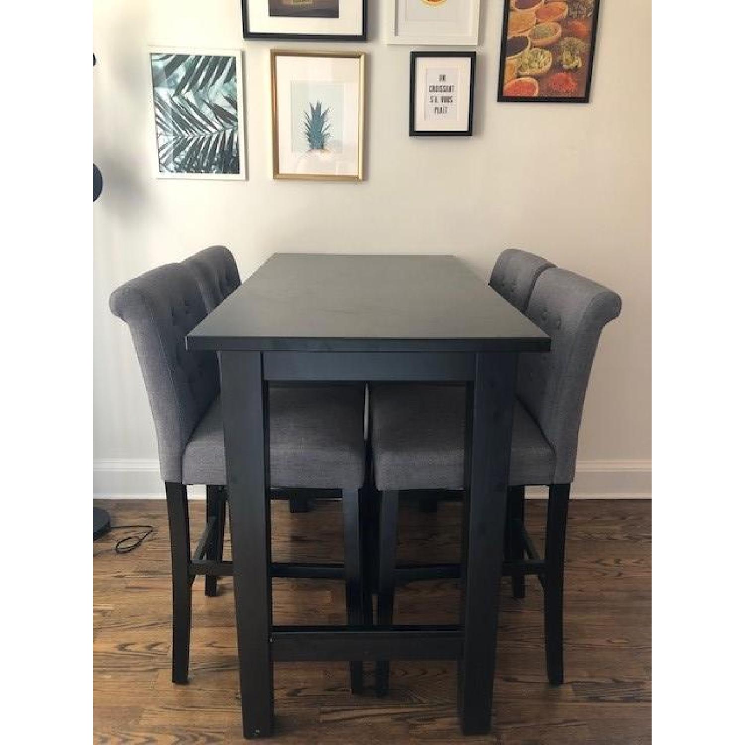 Ikea Stornas Bar Height Table w/ 4 Stools AptDeco