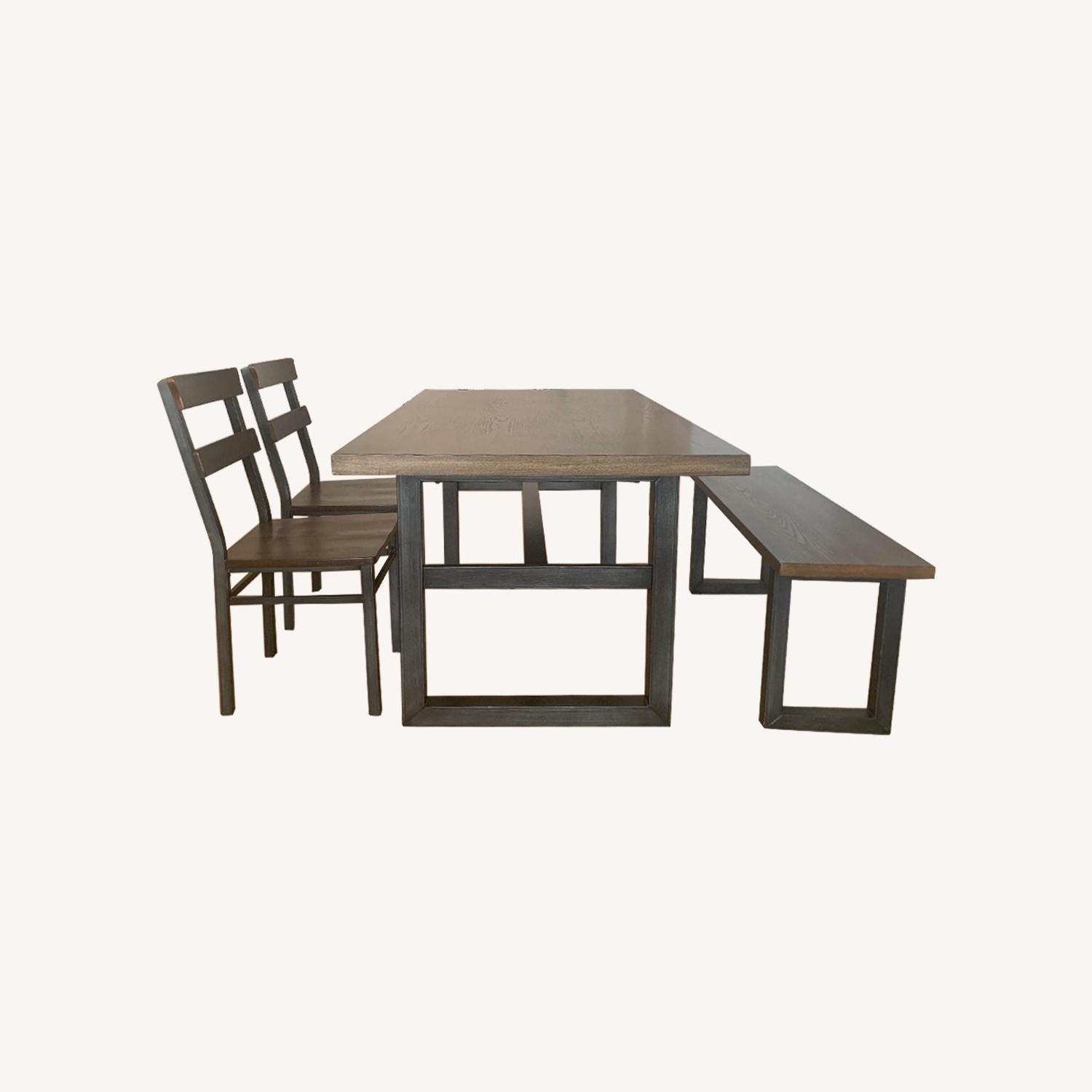 Wood Dining Table - AptDeco