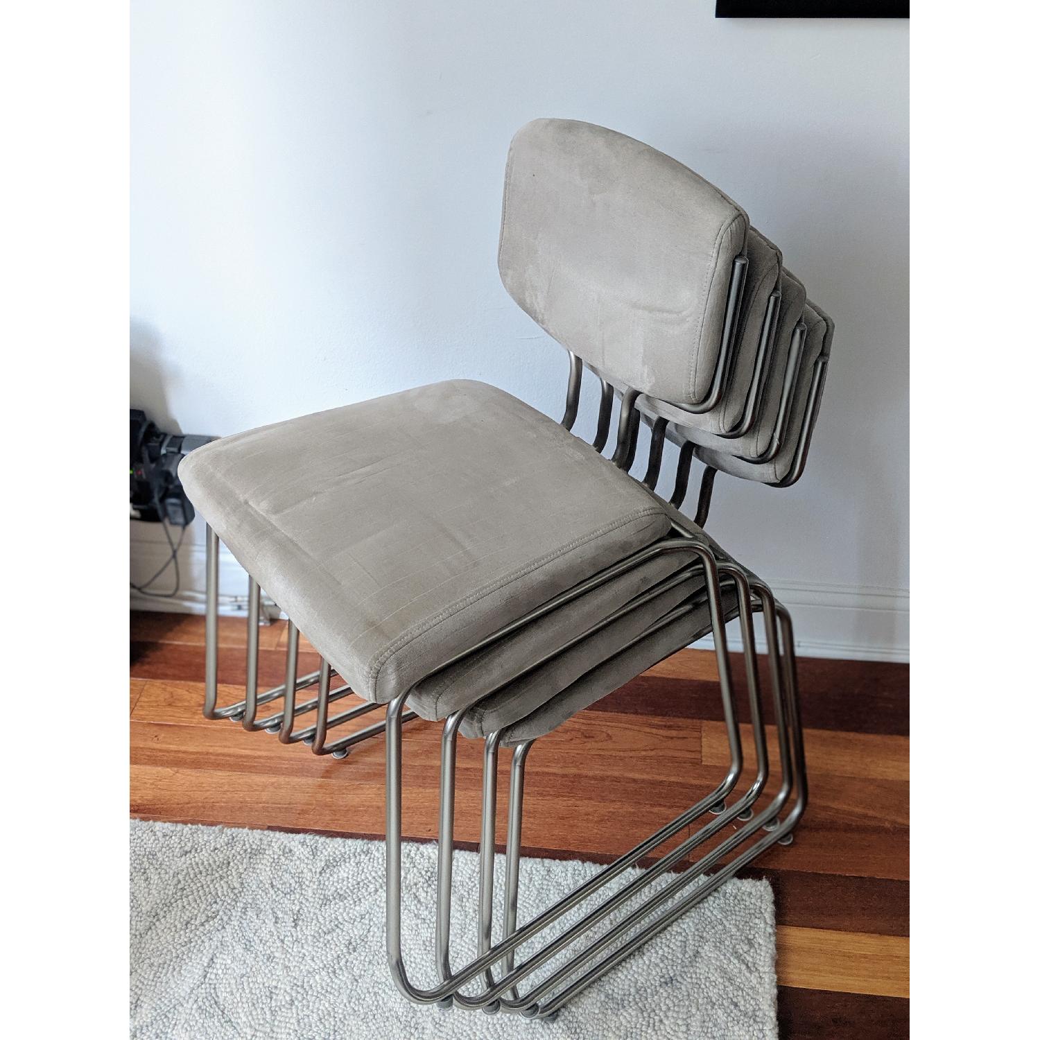 Modern Stackable Dining Chairs - image-1
