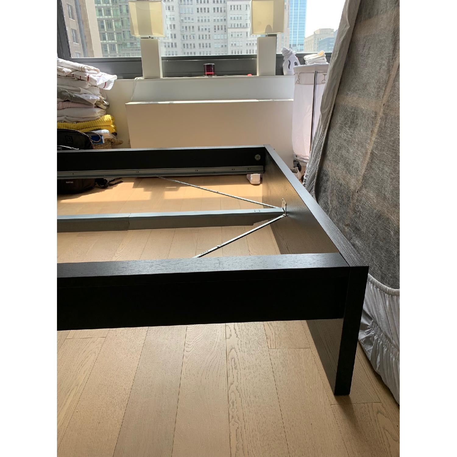 Ikea Malm Full Size Bed Frame w/ 2 Storage Boxes - image-1