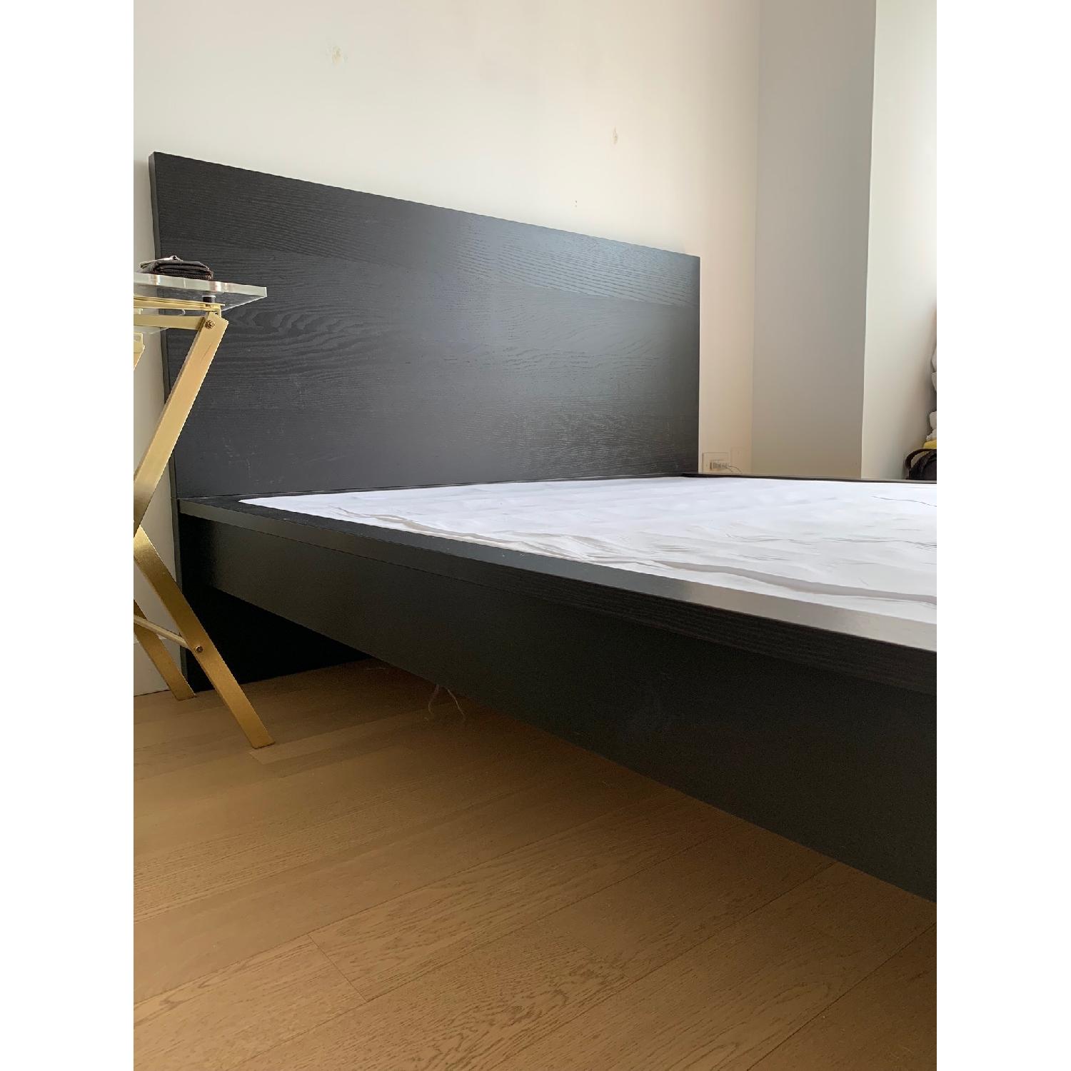 Ikea Malm Full Size Bed Frame w/ 2 Storage Boxes - image-7
