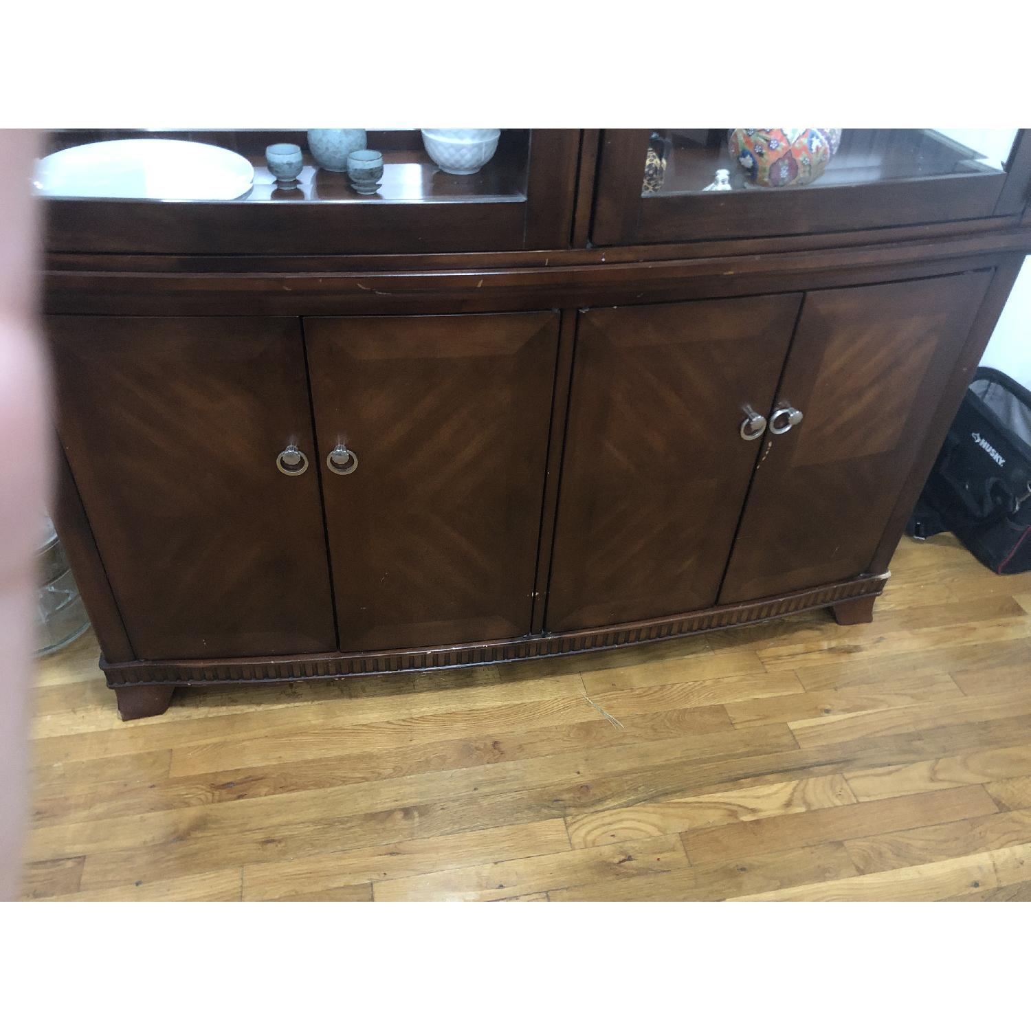 Dark Brown China Cabinet - image-2