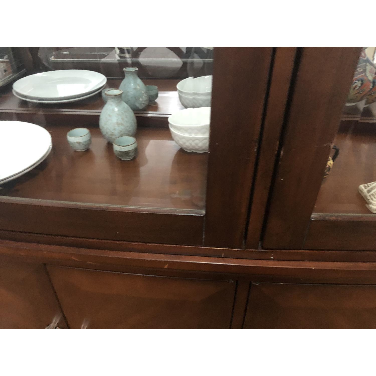 Dark Brown China Cabinet - image-5
