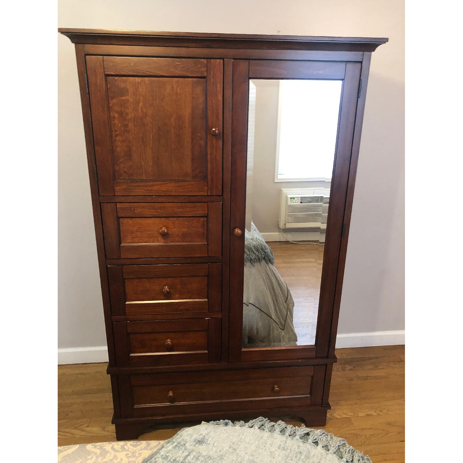 Pottery Barn Mahogany Wardrobe - image-2