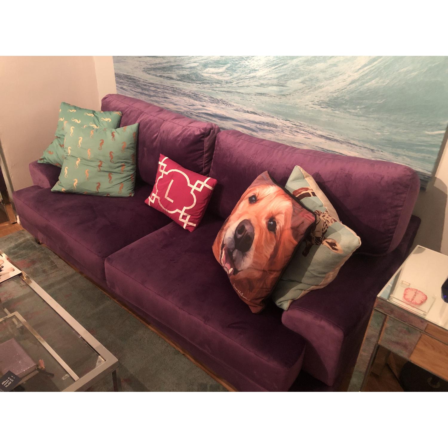 Elle Plush Modern Sofa - image-1