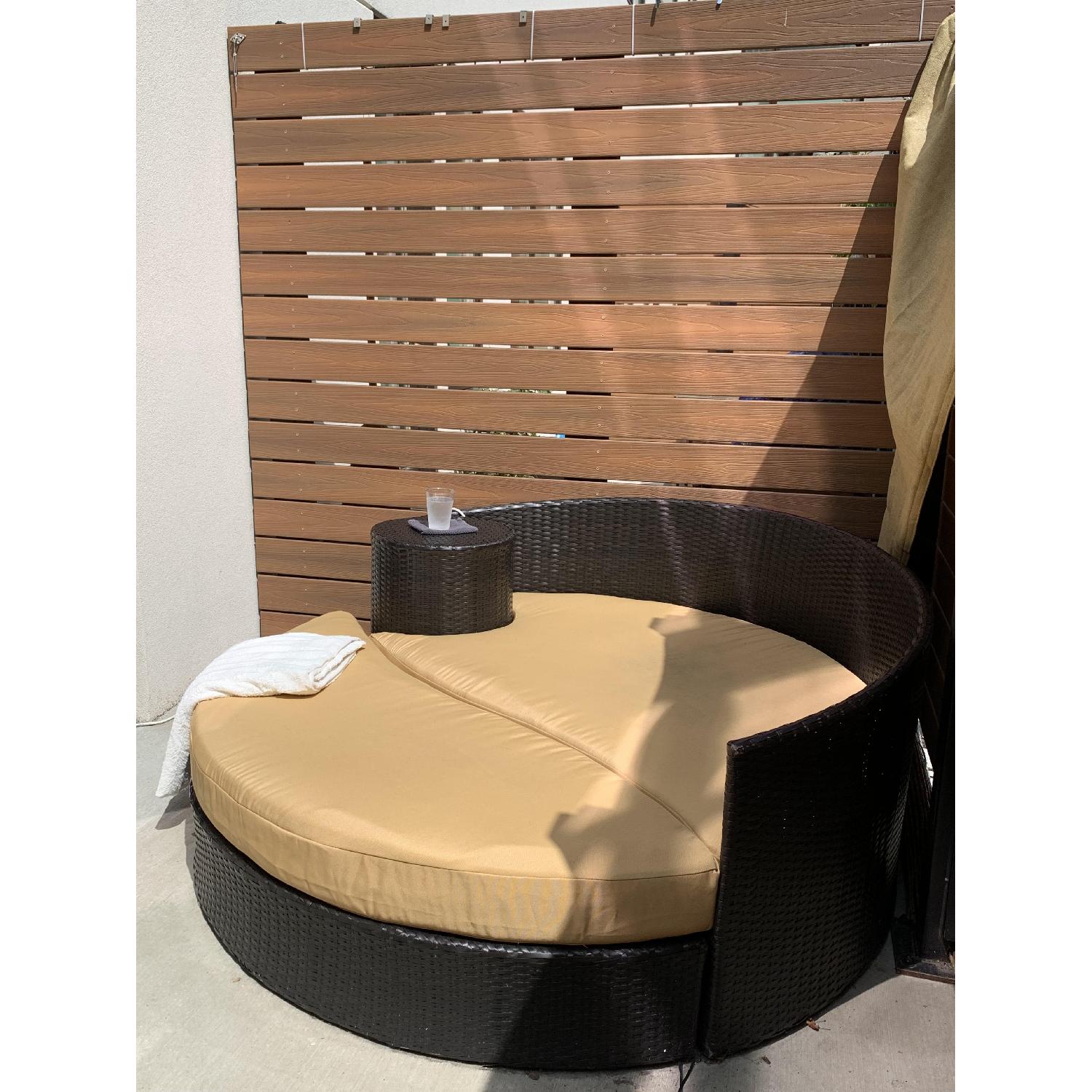 Circular Sun Racks TK Classics Outdoor Circular Sun Bed - AptDeco