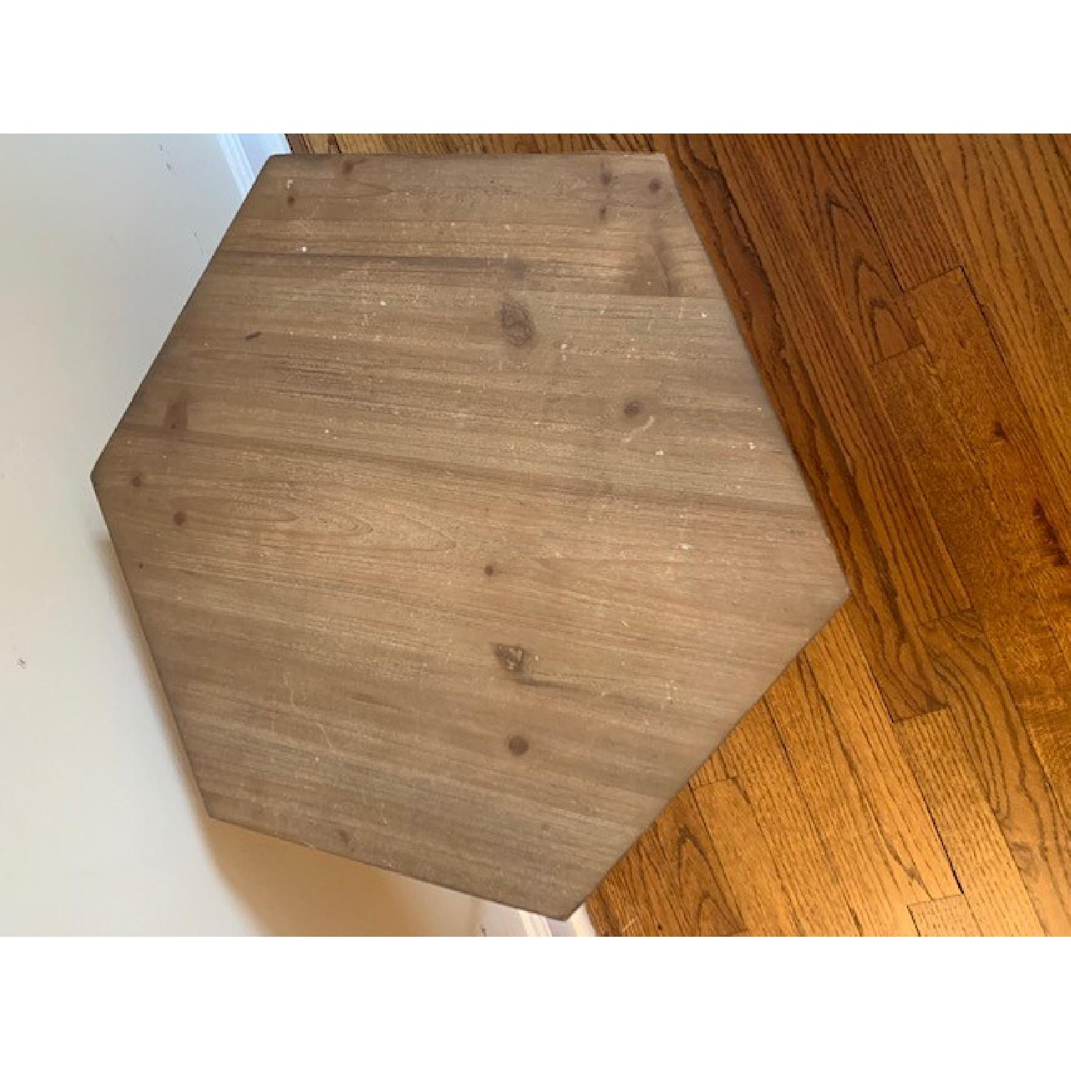 Target Threshold Chester End Tables in Gold Metal Hexagon - image-2