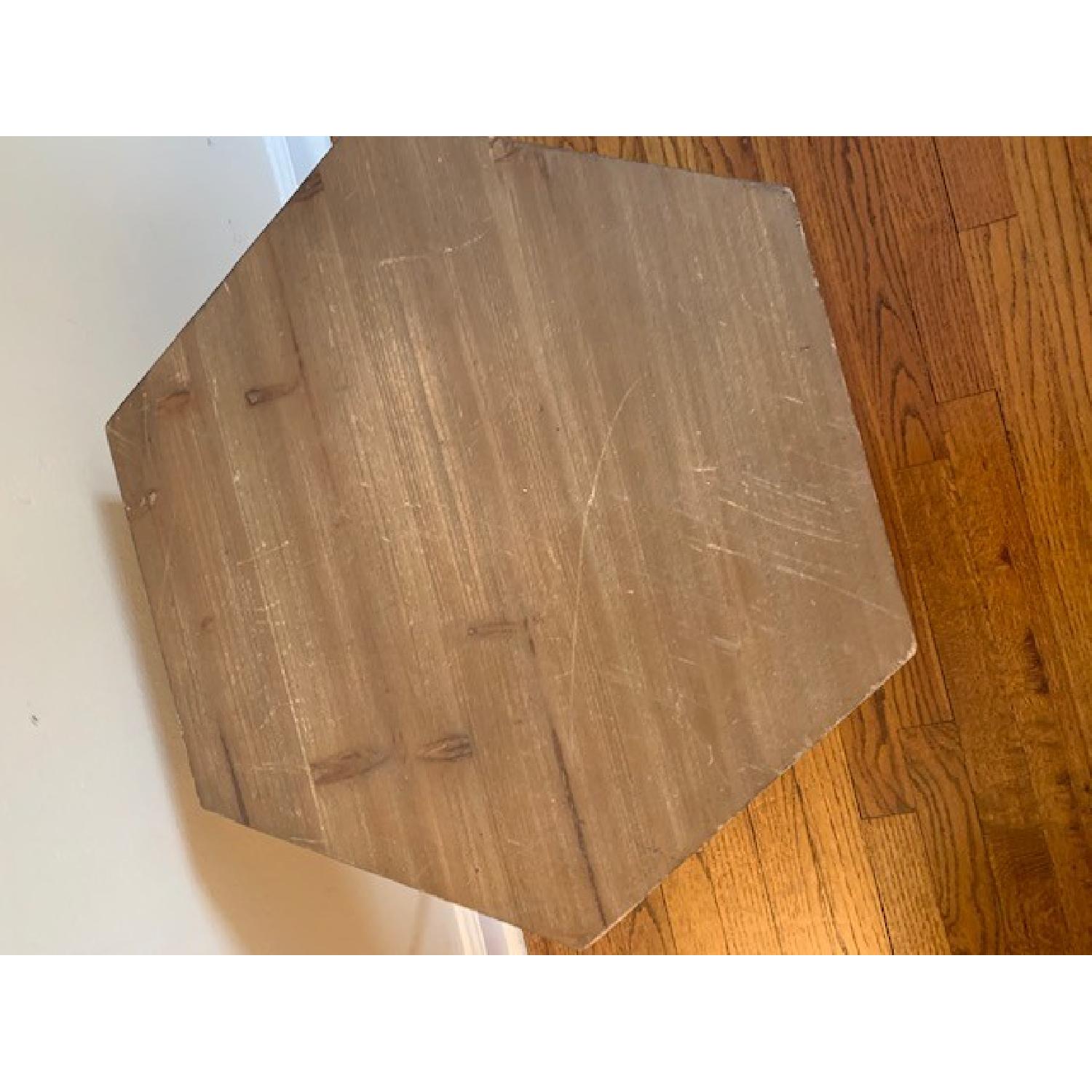 Target Threshold Chester End Tables in Gold Metal Hexagon - image-3