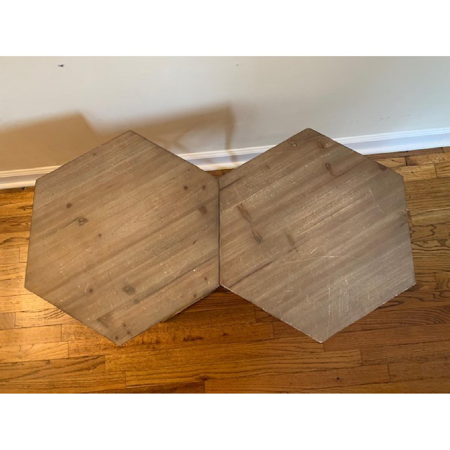 Target Threshold Chester End Tables in Gold Metal Hexagon - image-7