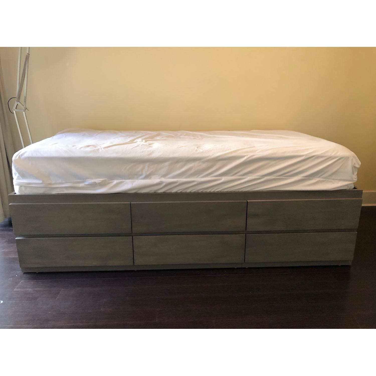 Gothic Craft Extra Long Twin Storage Bed AptDeco