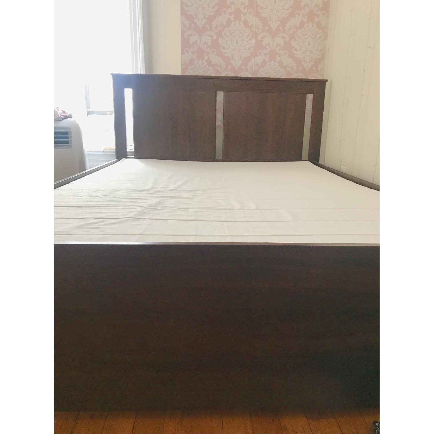 Ikea Songesand Full Size Bed Frame in Brown - image-1