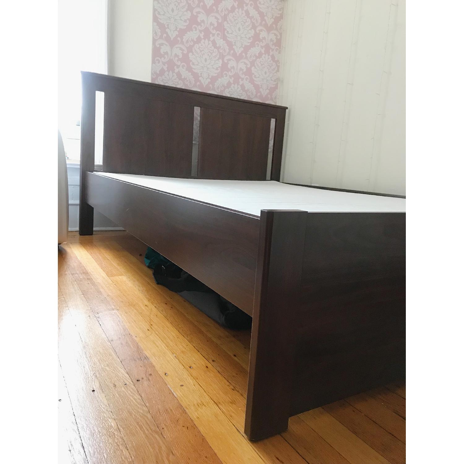 Ikea Songesand Full Size Bed Frame in Brown - image-3