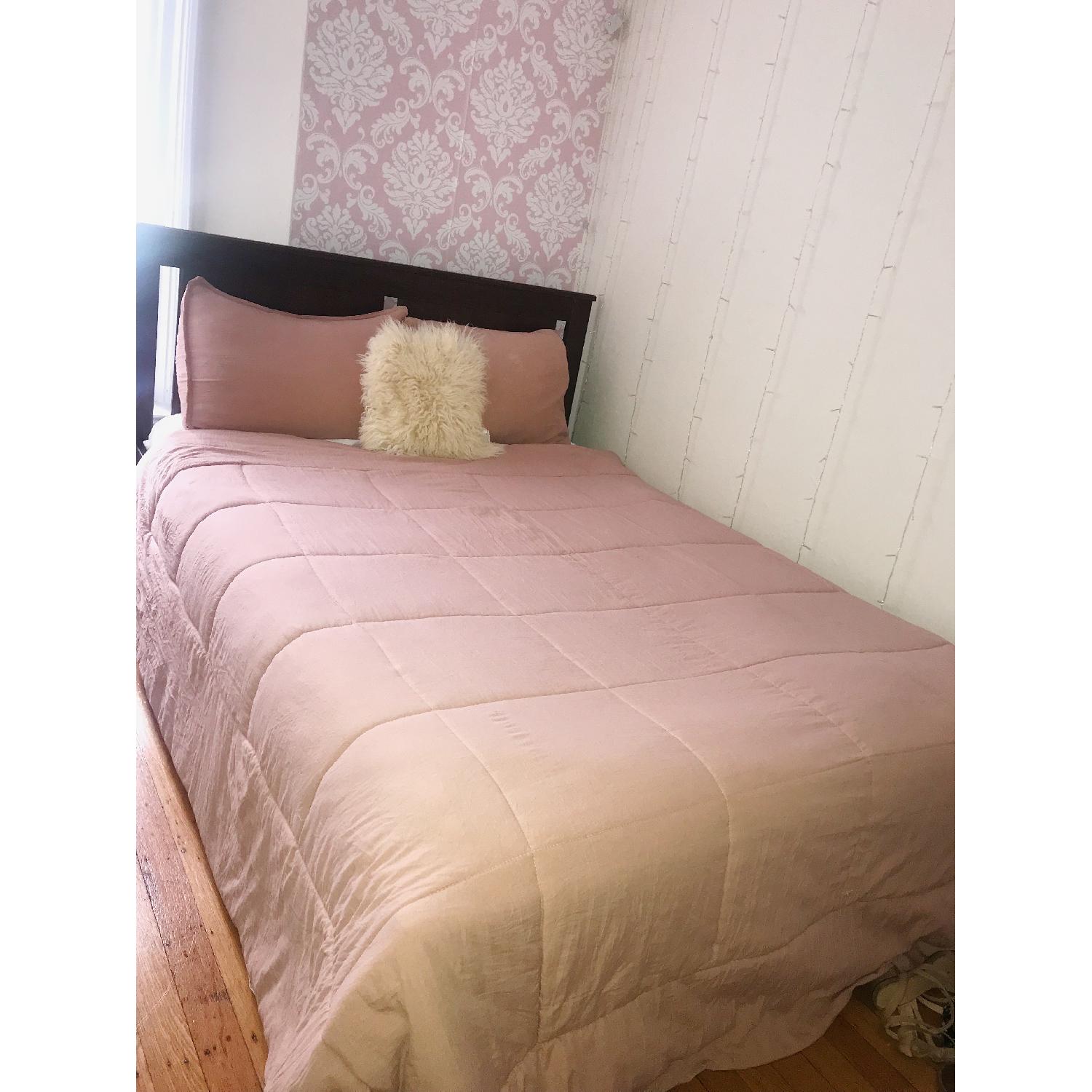 Ikea Songesand Full Size Bed Frame in Brown - image-4