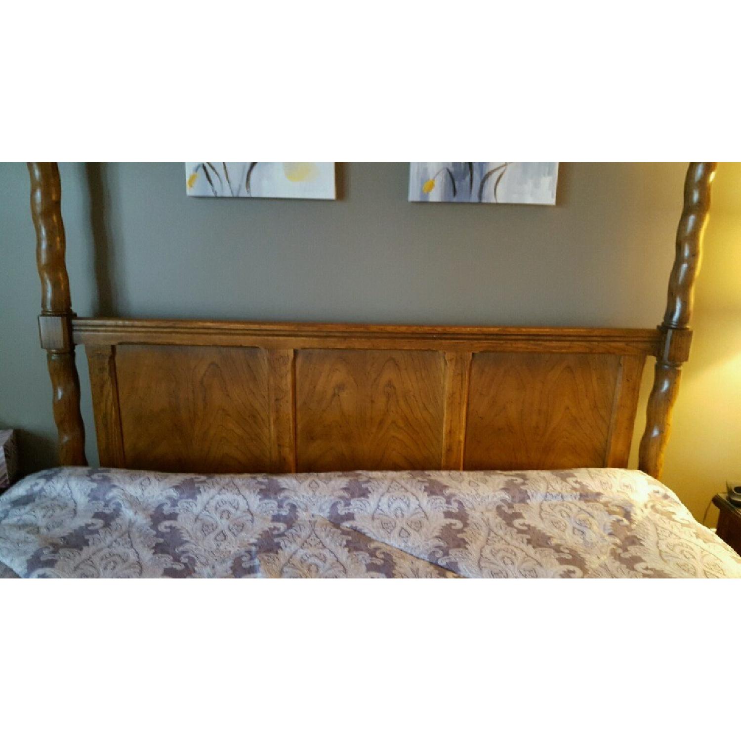 Drexel Heritage Queen Size Canopy Four Poster Bed - image-3