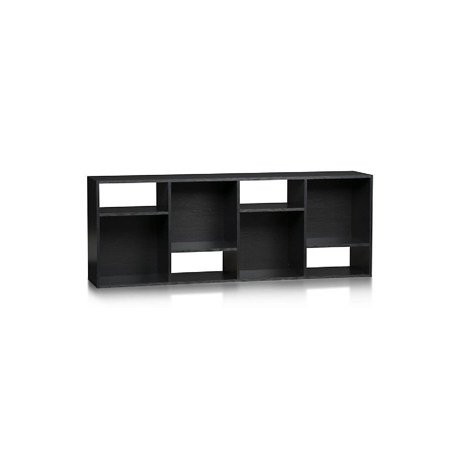 Crate & Barrel Shift Bookcase in Black - image-1