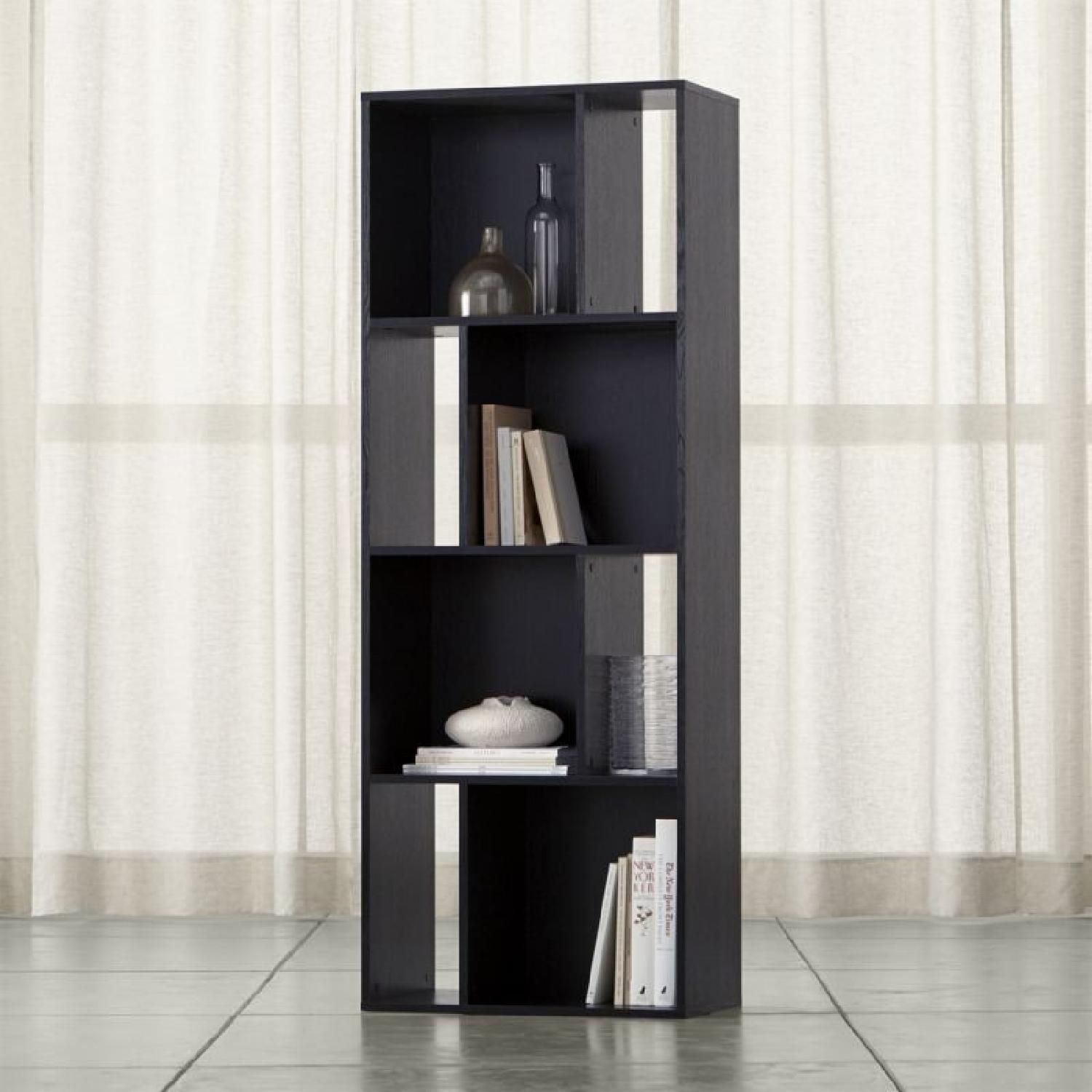 Crate & Barrel Shift Bookcase in Black - image-2
