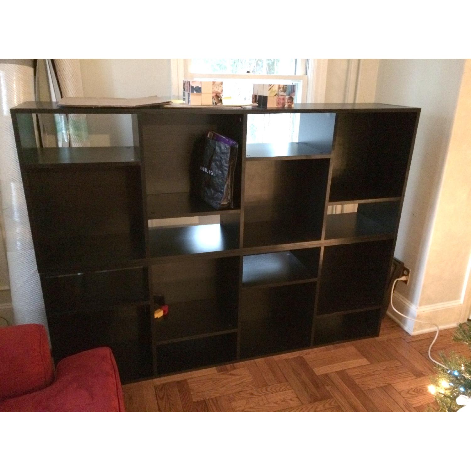 Crate & Barrel Shift Bookcase in Black - image-5