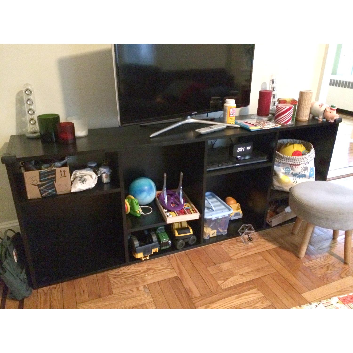 Crate & Barrel Shift Bookcase in Black - image-6