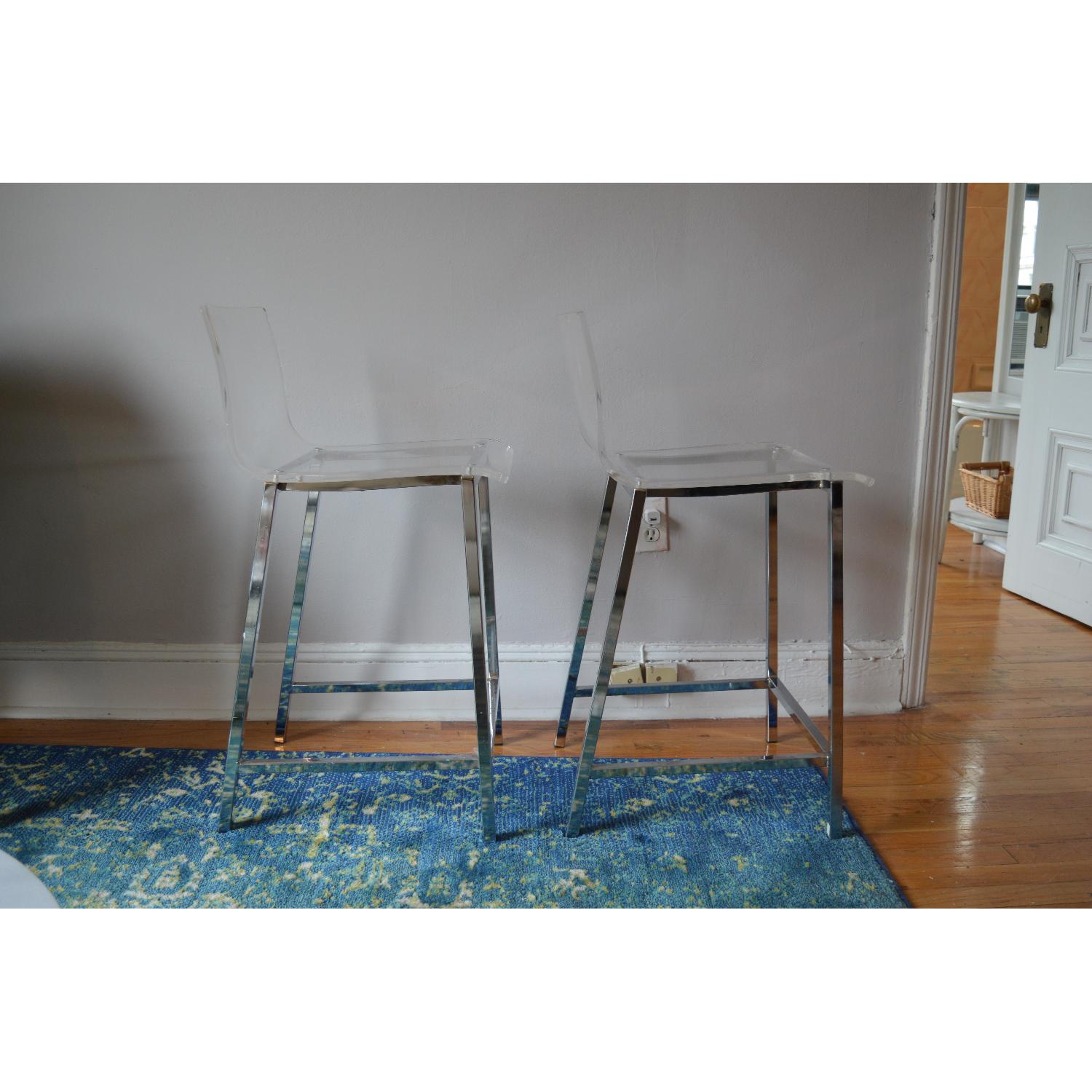 CB2 Vapor Acrylic Counter Stool - image-8