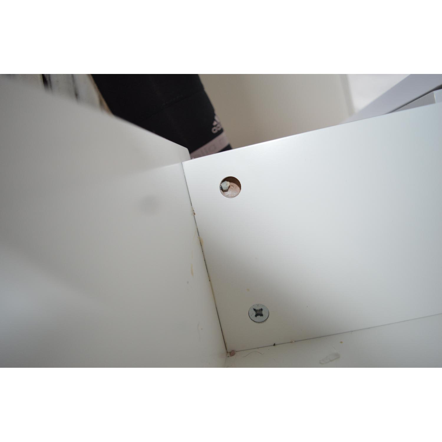 CB2 Stowaway White Queen Bed Frame - image-7