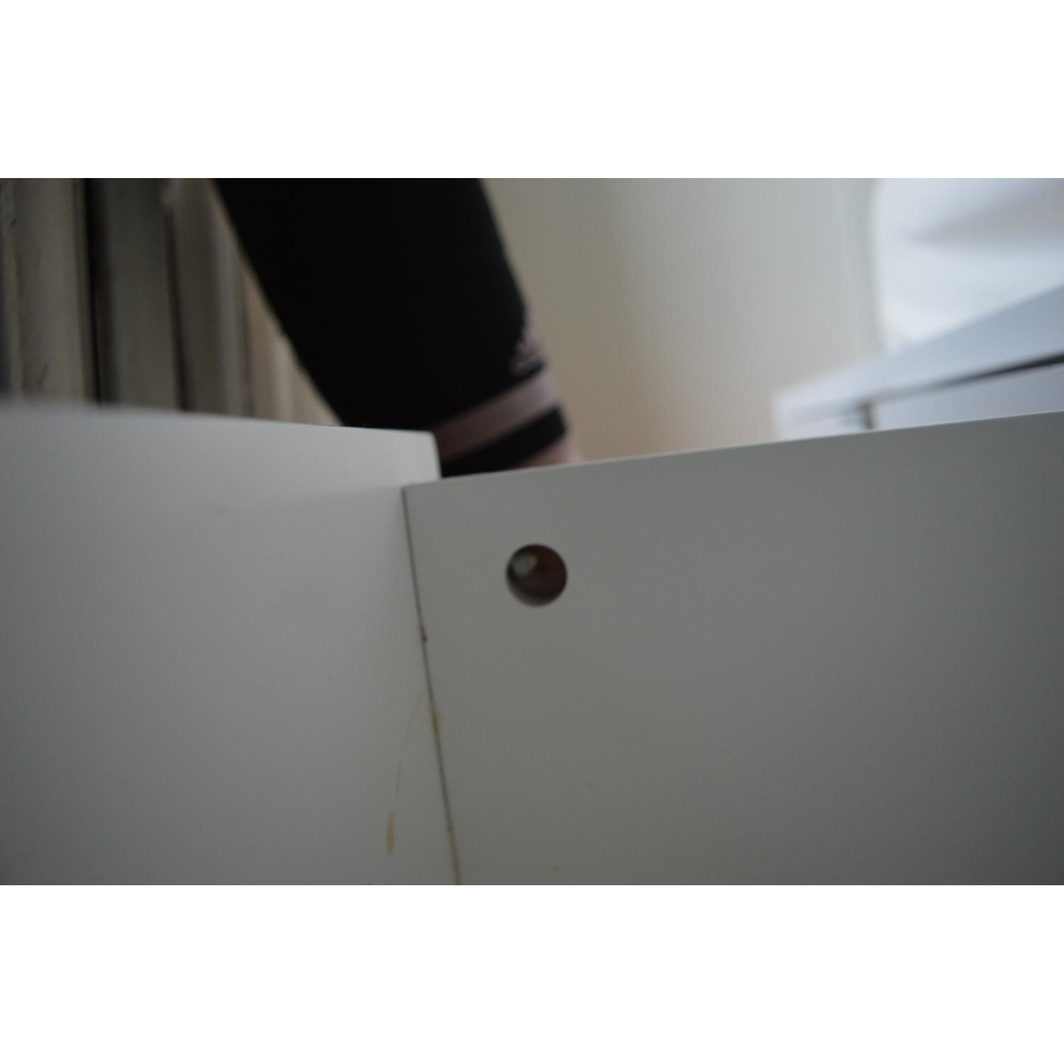 CB2 Stowaway White Queen Bed Frame - image-10