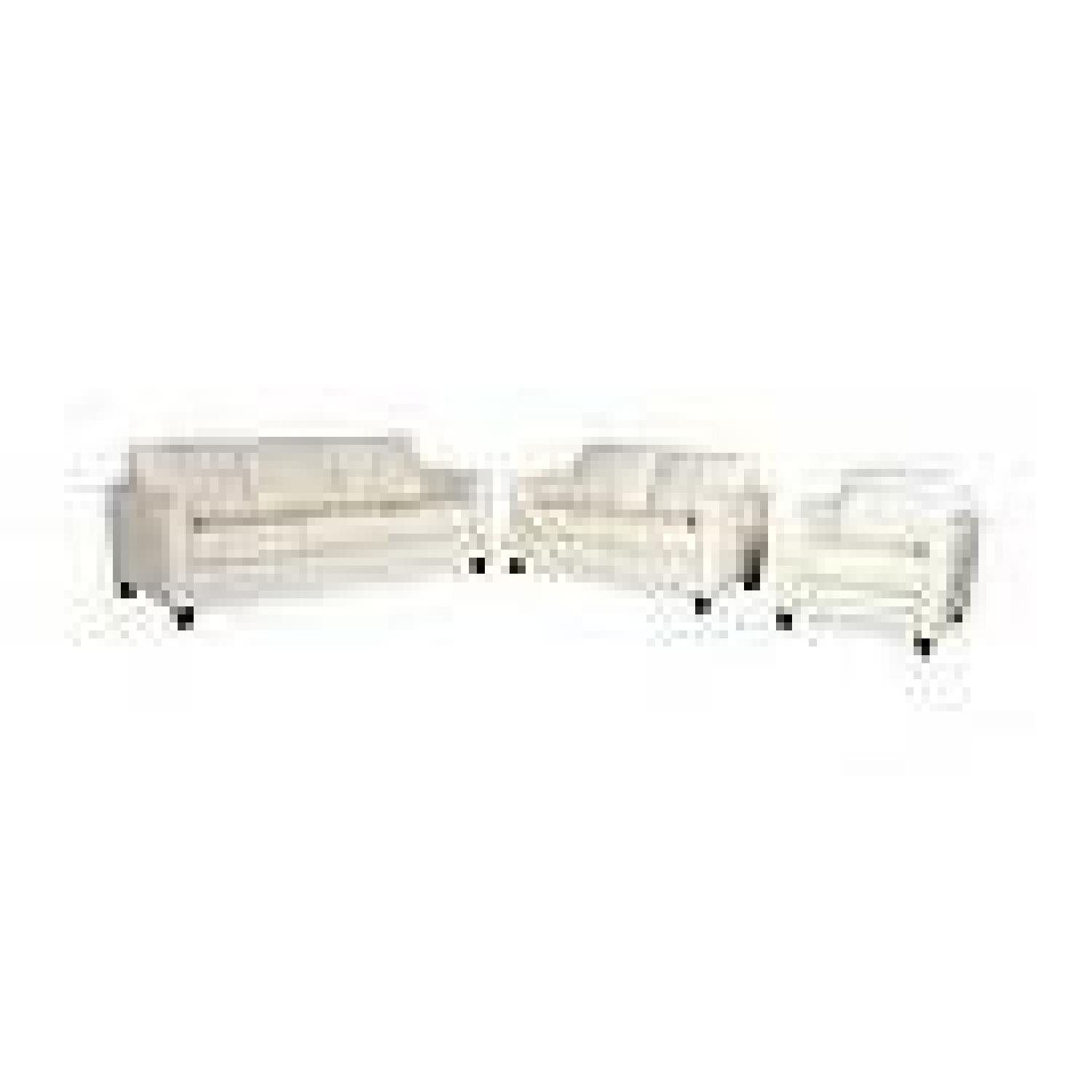 Natuzzi Emilia Italian White Leather Sofa + Loveseat + Recliner AptDeco