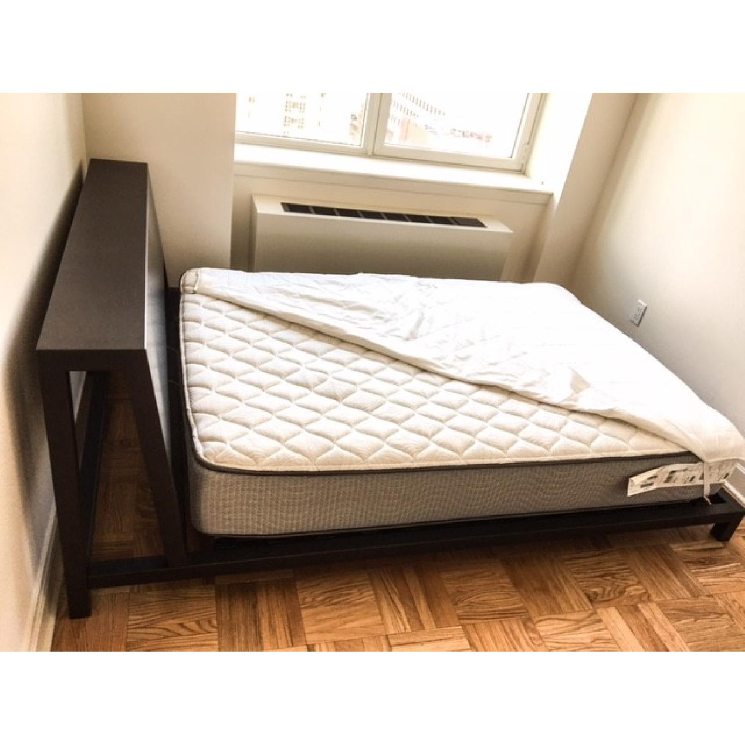 CB2 Alpine Gunmetal Full Bed Frame - image-1