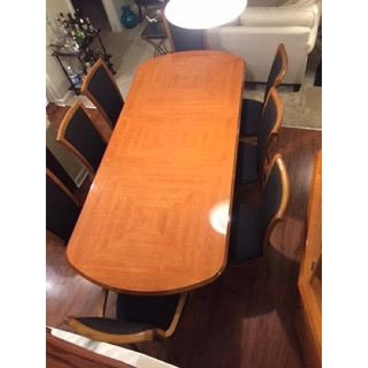 Modern Italian 10 Piece Walnut Dining Room Set AptDeco