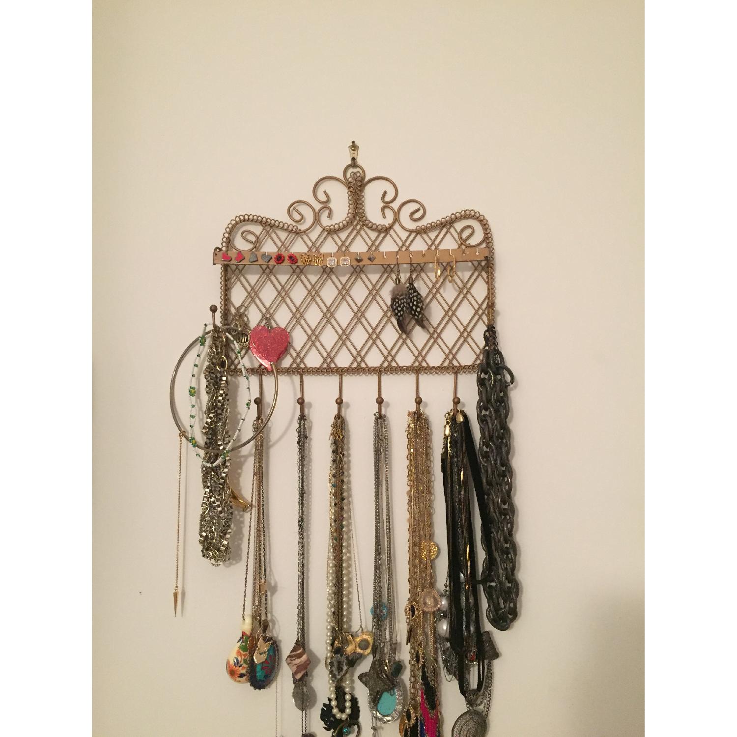 Urban Outfitters Gold Jewelry Hanging Holder - image-1