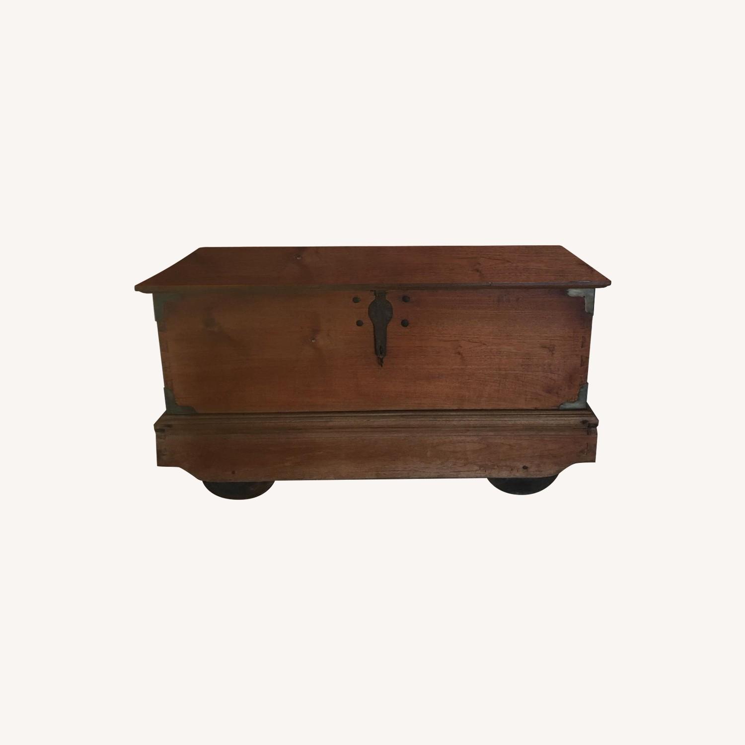 Vintage Handmade Balinese Chest - image-0