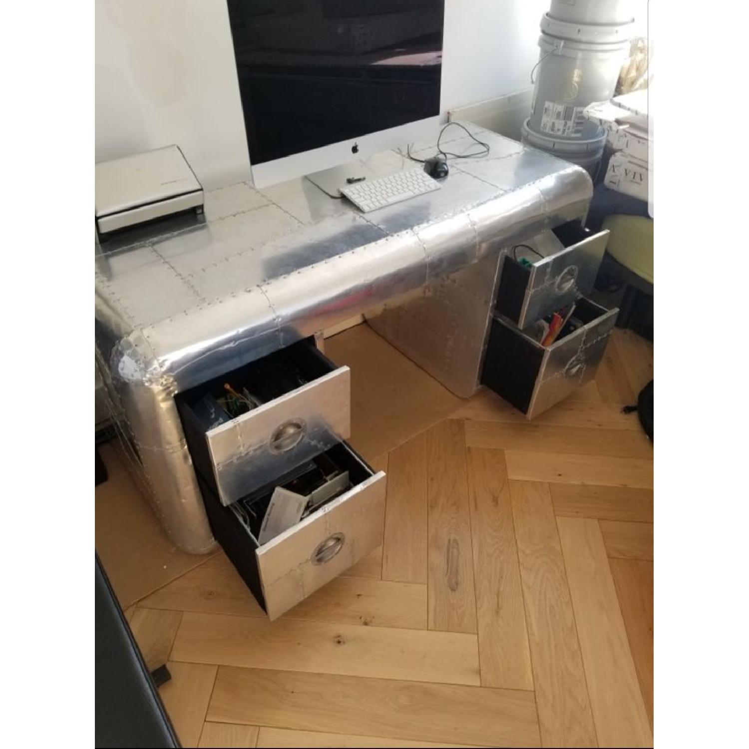 Retro Aluminum Table/Desk - image-3