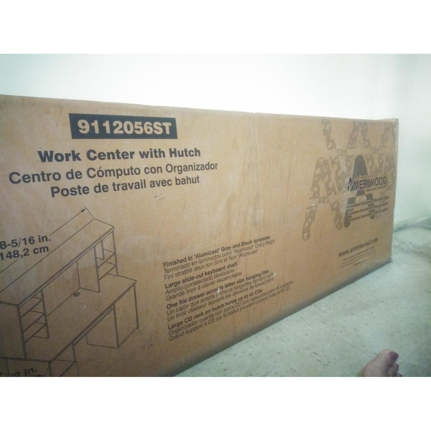 Ameriwood Computer Desk w/ Hutch - image-2