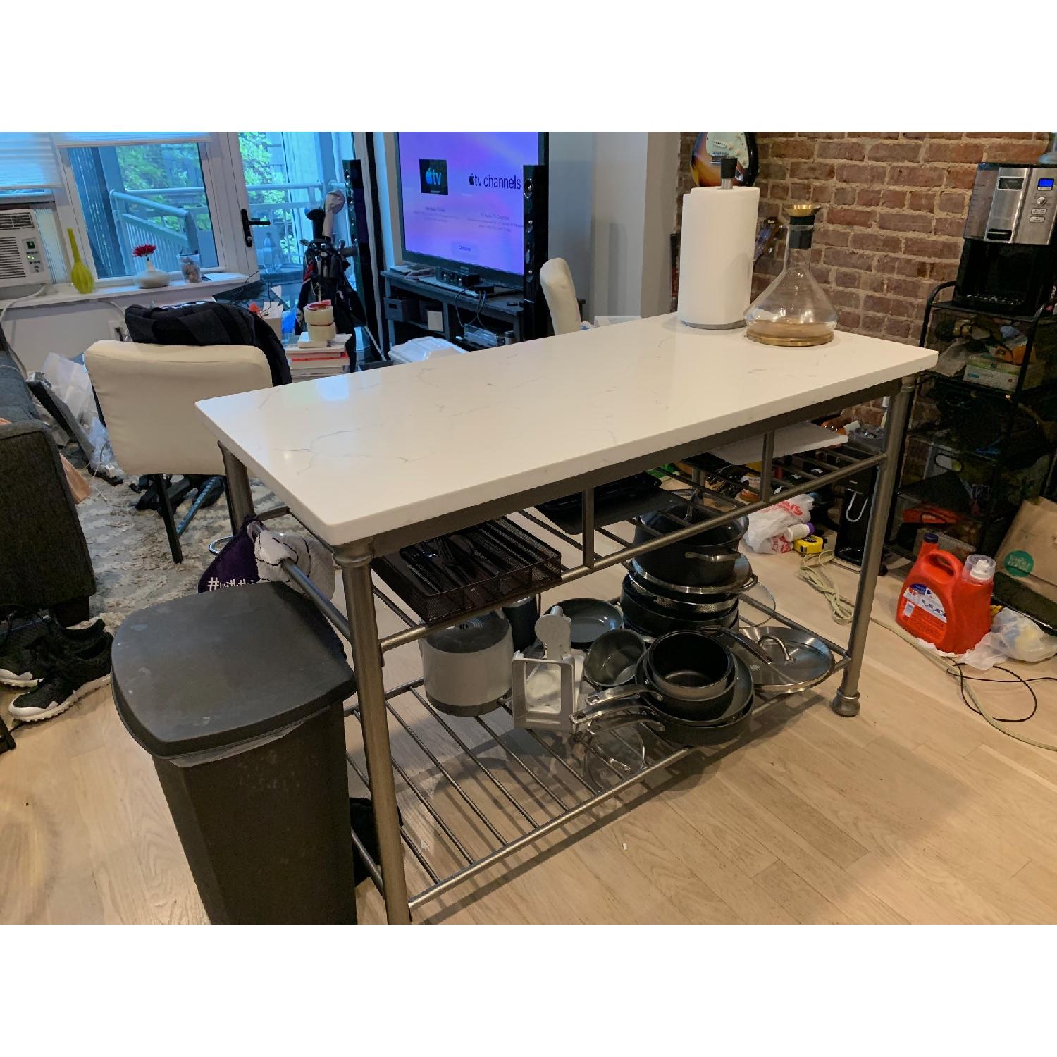 Home Styles Orleans Kitchen Island w/ Marble Top - image-3