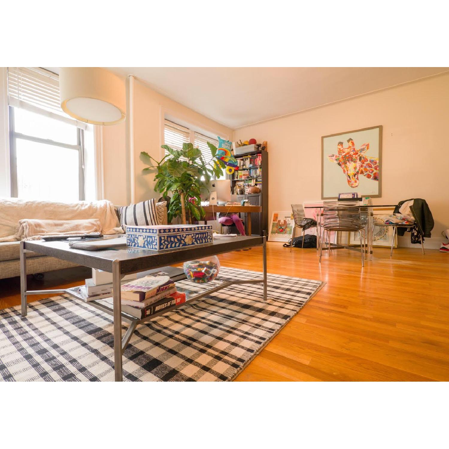 Cb2 Big Dipper Arc Brushed Nickel Floor Lamp For Sale On Aptdeco