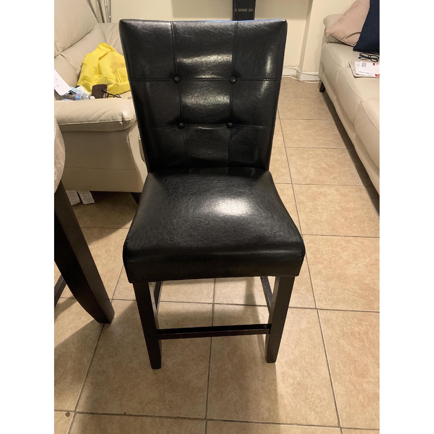 Bob's Marble Top Bar Height Table w/ 4 Stools - image-3