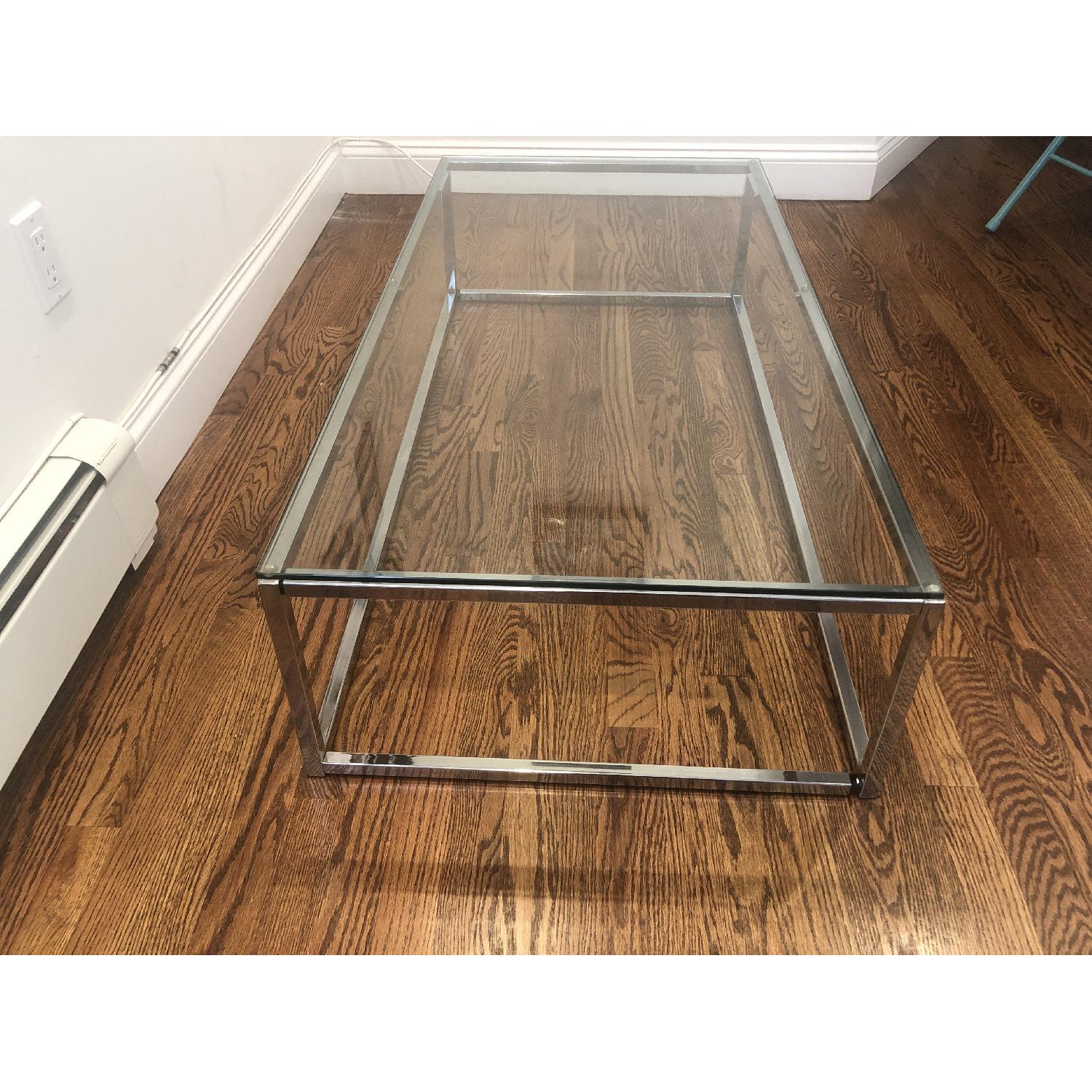 CB2 Smart Glass Coffee Table - image-3