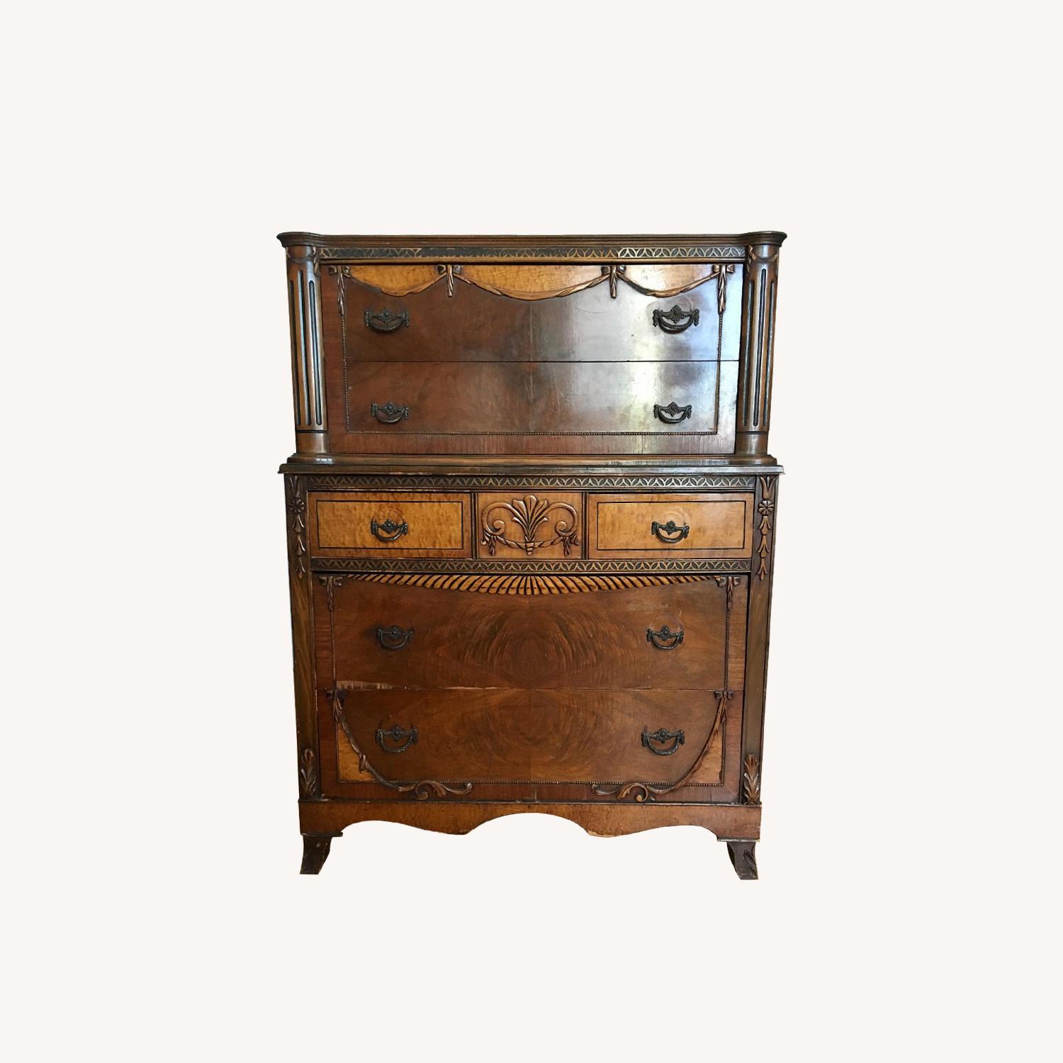 Circa 1920's-1930's Dresser w/ Dovetail Drawers - image-0
