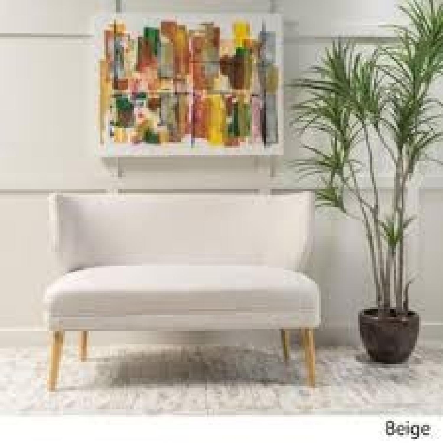 Christopher Knight Desdemona Mid-Century Fabric Loveseat - image-3