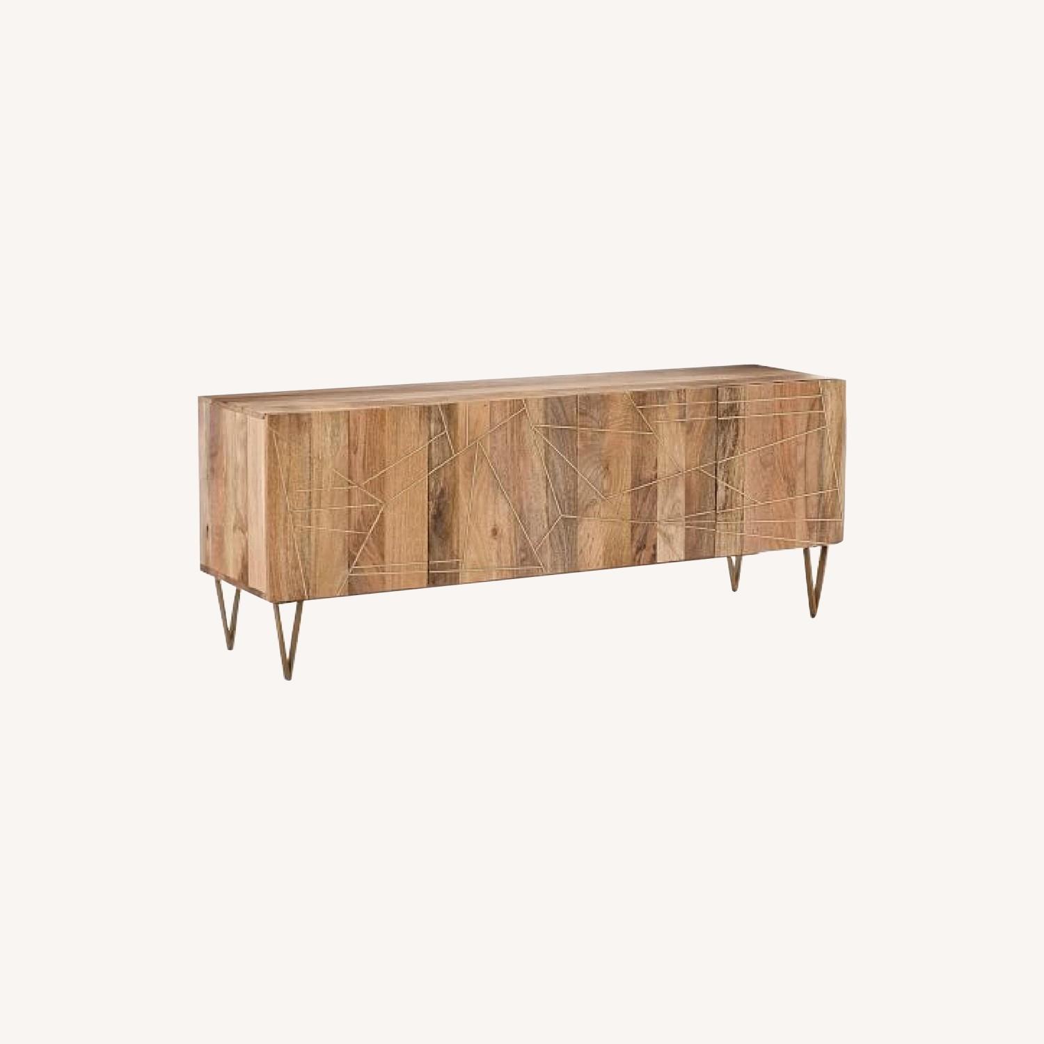 West Elm Roar + Rabbit Geo Inlay Media Console - image-0