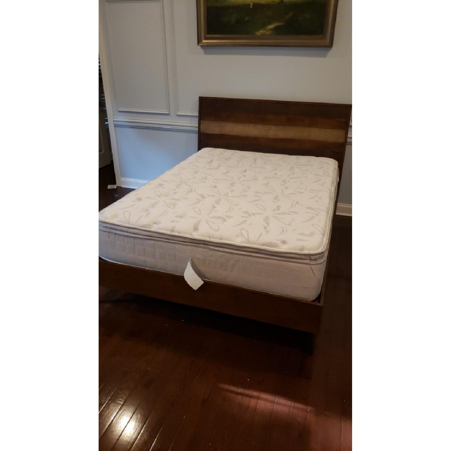Rustic Queen Size Bed Frame - image-1