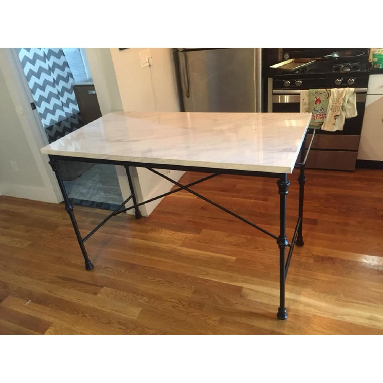 Birch Lane Castille Prep Table/Kitchen Island w/ Marble Top - image-3