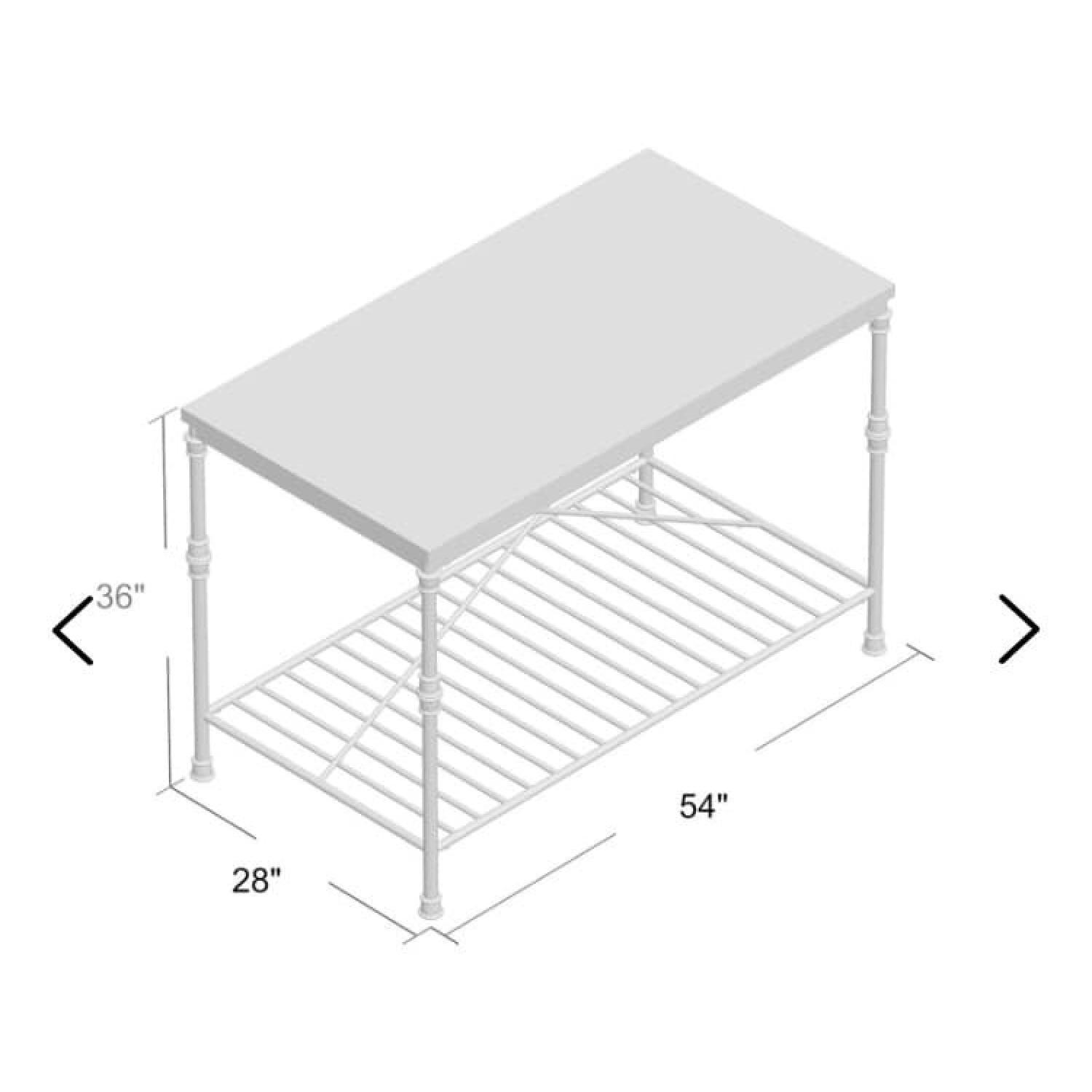 Birch Lane Castille Prep Table/Kitchen Island w/ Marble Top - image-4