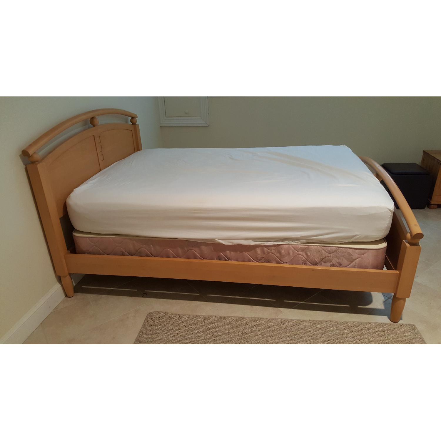 Ethan Allen Solid Wood Full Bed Frame - image-2