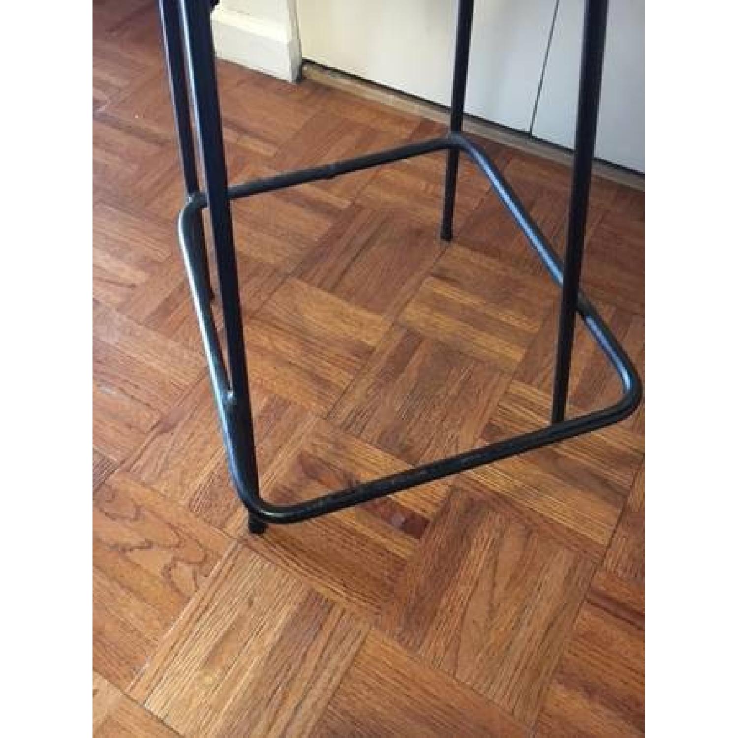1950s Vintage Mid-Century Wrought Iron Bar Stools - image-5