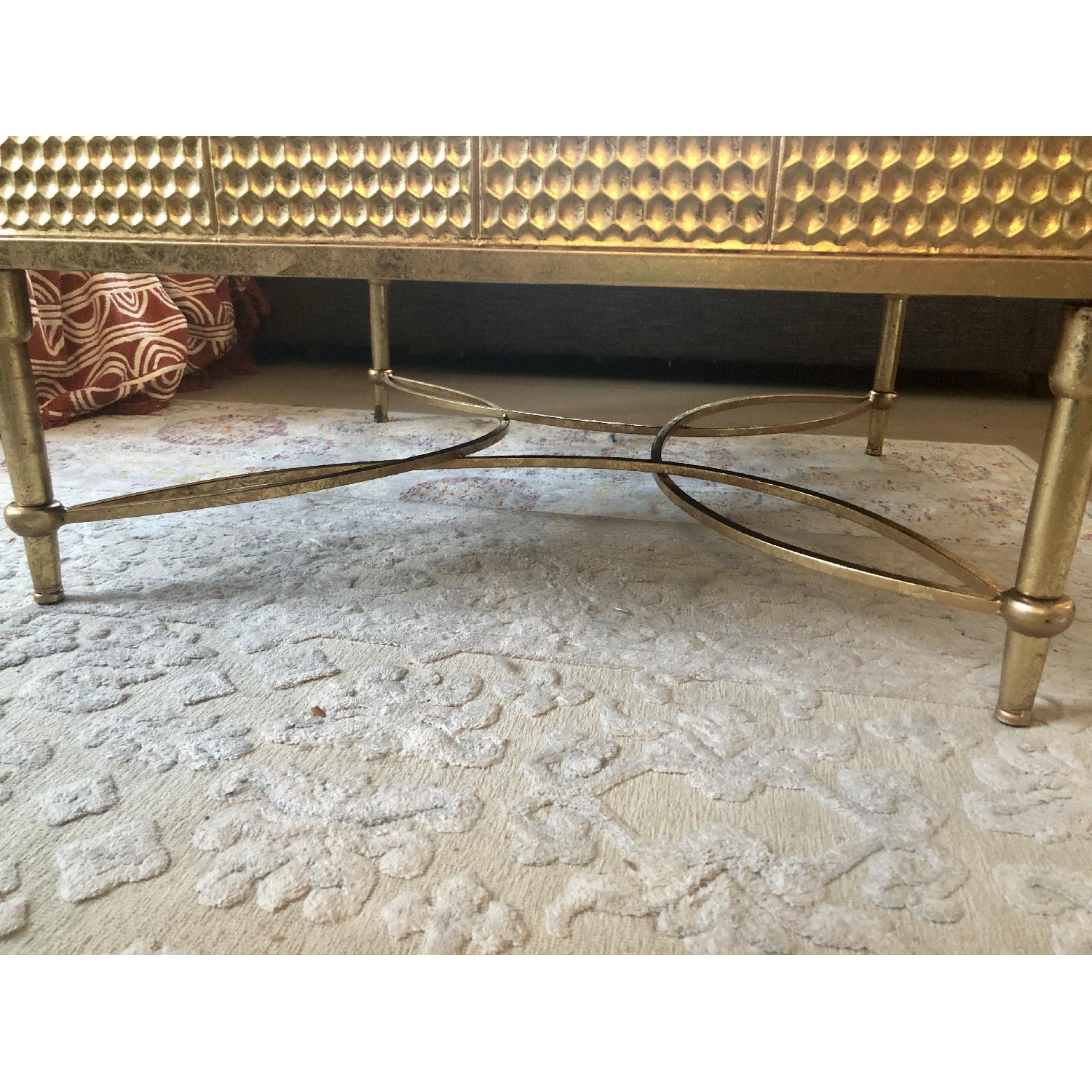 Geneva Square Gold Coffee Table - image-1