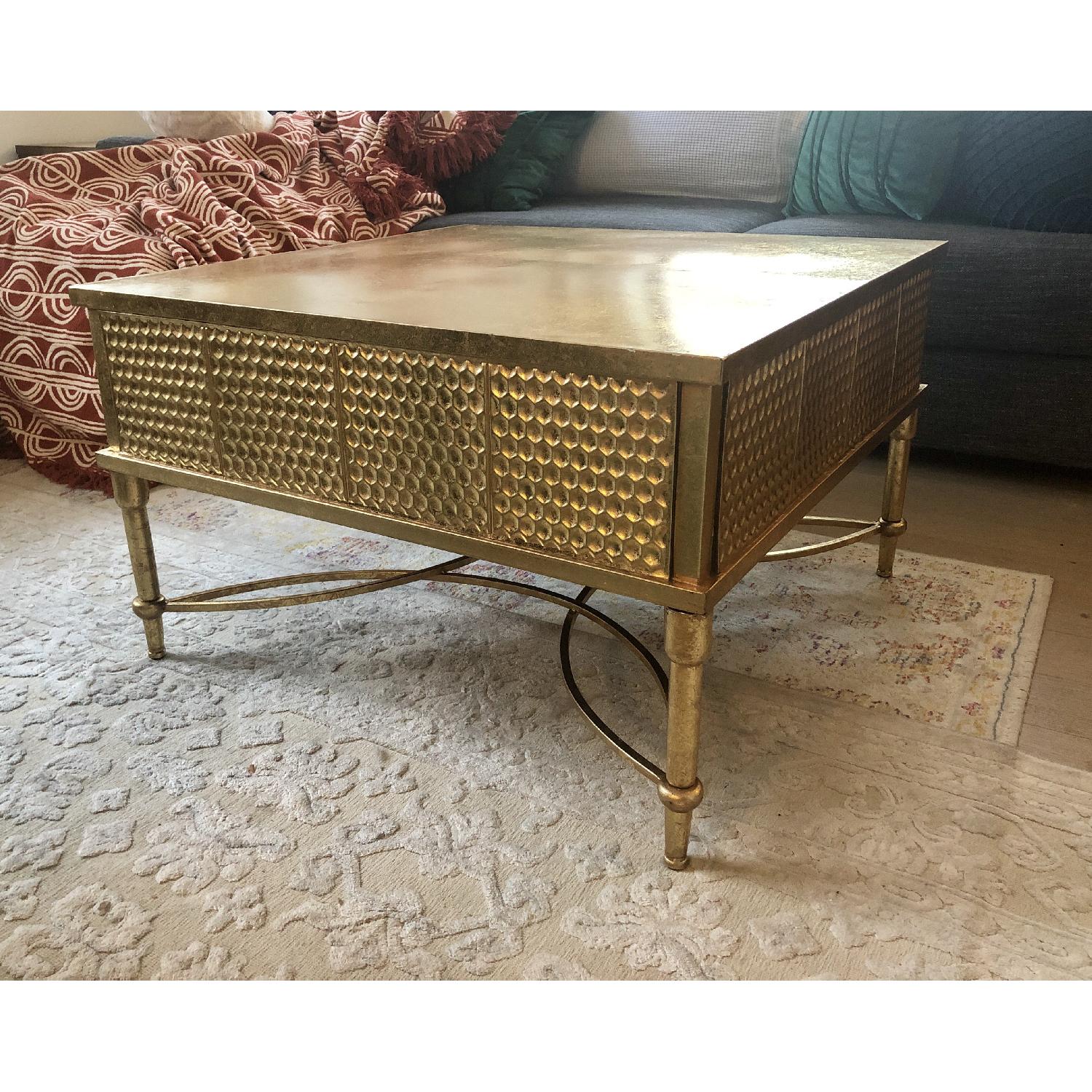 Geneva Square Gold Coffee Table - image-4