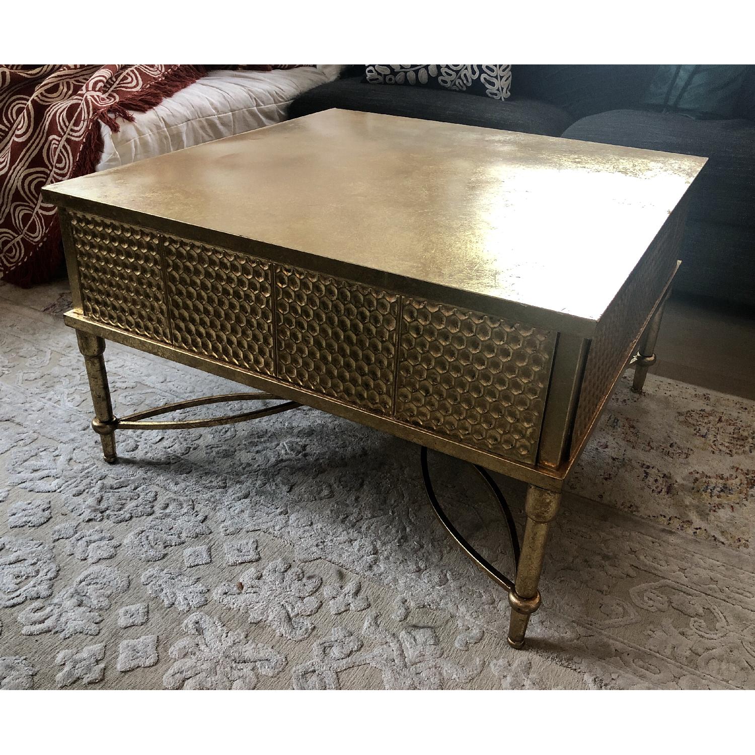 Geneva Square Gold Coffee Table - image-5